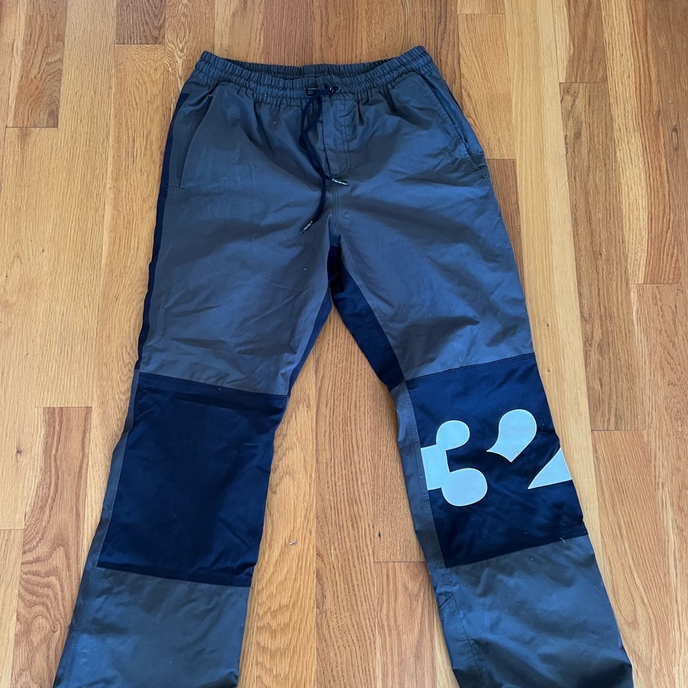 Men's Black and Gray Pants